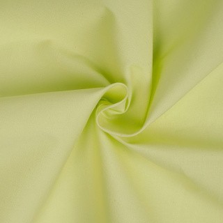 Ткань Поплин стрейч, 1 м х 150 см, 125 г/м², цвет: бледно-желтый, TBY