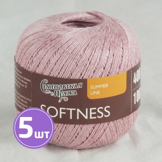 Пряжа Семеновская Softness (30902), молочный шоколад_x1, 5 шт. по 100 г Пряжа Семеновская Softness (30902), молочный шоколад_x1, 5 шт. по 100 г