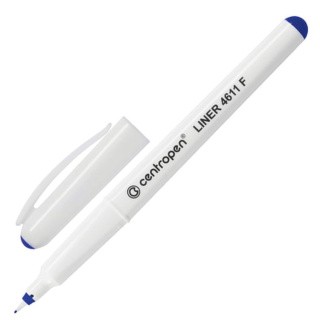 Ручка капиллярная (линер) синяя CENTROPEN «Liner», линия письма 0,3 мм