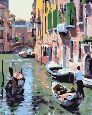 Картина по номерам «Романтическая Венеция»
