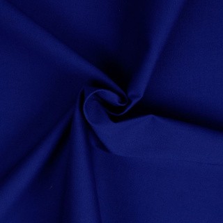 Ткань Поплин стрейч, 5 м x 150 см, 125 г/м², цвет: синий, TBY