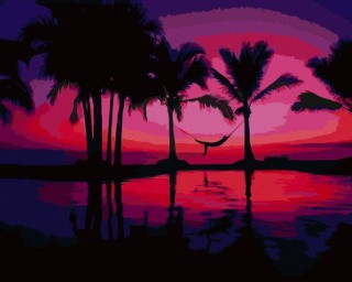 Картина по номерам «Отдых в раю» Картина по номерам «Отдых в раю»