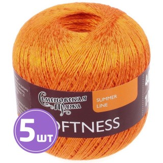 Пряжа Семеновская Softness (30154), абрикос 5 шт. по 100 г Пряжа Семеновская Softness (30154), абрикос 5 шт. по 100 г