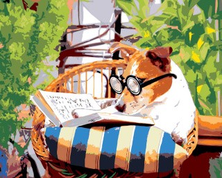 Картина по номерам «Умный пес» Картина по номерам «Умный пес»