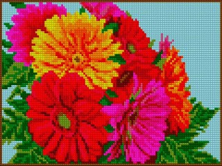 Алмазная вышивка «Герберы» Алмазная вышивка «Герберы»