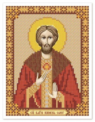 Рисунок на ткани «Святой Благоверный Князь Олег Брянский»