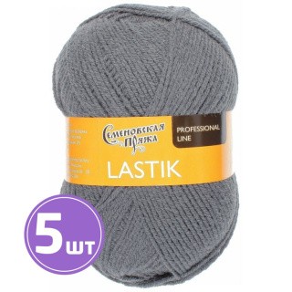 Пряжа Семеновская Lastik (70951), графит 5 шт. по 100 г Пряжа Семеновская Lastik (70951), графит 5 шт. по 100 г