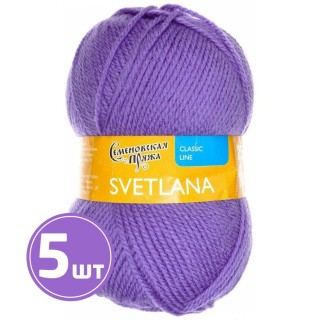 Пряжа Семеновская Svetlana (272), колокольчик 5 шт. по 100 г Пряжа Семеновская Svetlana (272), колокольчик 5 шт. по 100 г