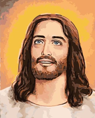 Картина по номерам «Иисус»