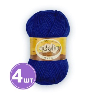 Пряжа Adelia IVIA (449), синий, 4 шт. по 62.5 г Пряжа Adelia IVIA (449), синий, 4 шт. по 62.5 г