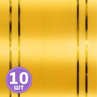 Подарочный бант, 15,5 см, 10 шт., цвет: желтый, Stilerra Подарочный бант, 15,5 см, 10 шт., цвет: желтый, Stilerra