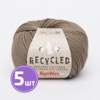 Пряжа Katia Recycled (103), бежевый, 5 шт. по 50 г