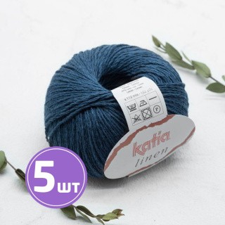 Пряжа Katia Linen (5), гроза, 5 шт. по 50 г