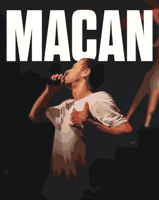 Картина по номерам «Рэпер Макан MACAN 9»