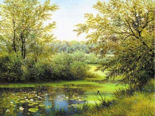 Набор вышивки бисером «Заводь» Набор вышивки бисером «Заводь»