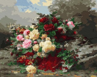 Картина по номерам «Натюрморт с цветами»