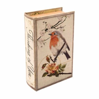 Шкатулка-книга «Птица на ветке», 17х11х5 см, Gamma
