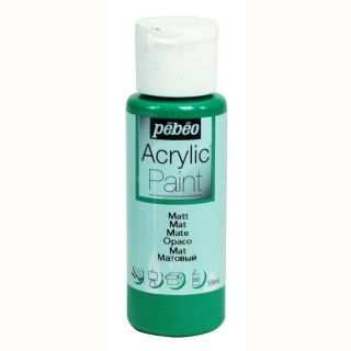 Краска акриловая Pebeo Acrylic Paint декоративная матовая (Еловый), 59 мл