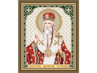 Рисунок на ткани «Святитель Лаврентий Туровский»