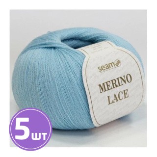 Пряжа SEAM MERINO LACE (14), водолей, 5 шт. по 50 г Пряжа SEAM MERINO LACE (14), водолей, 5 шт. по 50 г