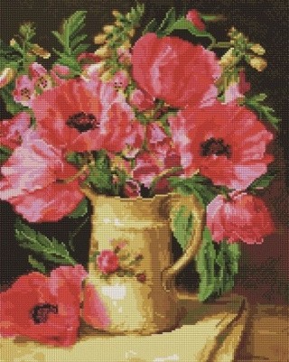 Алмазная вышивка «Маки и полевые цветы» Алмазная вышивка «Маки и полевые цветы»