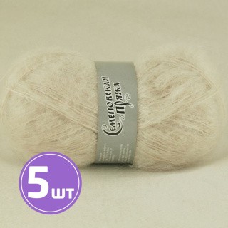 Пряжа Семеновская Angora Goat (70233), речной жемчуг 5 шт. по 100 г Пряжа Семеновская Angora Goat (70233), речной жемчуг 5 шт. по 100 г