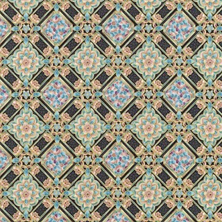 Ткань для пэчворка Villa Romana, 50х55 см, 146 г/м², 100% хлопок, цвет: CHARCOAL, Peppy
