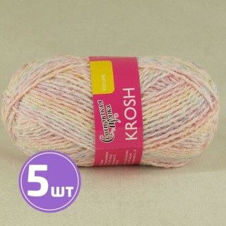 Пряжа Семеновская Krosh (1059), розовый-мультиколор 5 шт. по 50 г Пряжа Семеновская Krosh (1059), розовый-мультиколор 5 шт. по 50 г