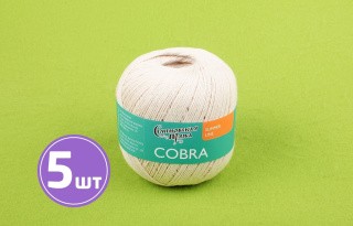 Пряжа Семеновская Cobra (30674), льняной 5 шт. по 100 г Пряжа Семеновская Cobra (30674), льняной 5 шт. по 100 г
