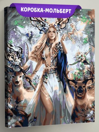 Картина по номерам «Лесная нимфа» Картина по номерам «Лесная нимфа»