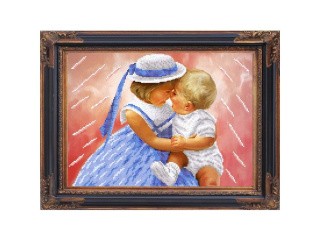 Рисунок на ткани «Любимые детки»