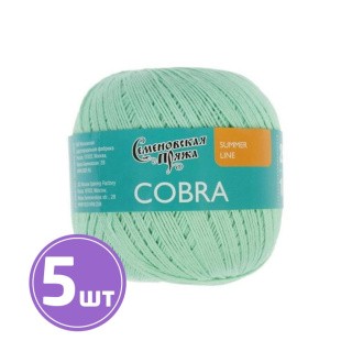 Пряжа Семеновская Cobra (30899), весна 5 шт. по 100 г Пряжа Семеновская Cobra (30899), весна 5 шт. по 100 г