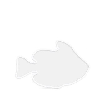 Силиконовый молд Epoxy Master коастер рыбка, 20х13 см