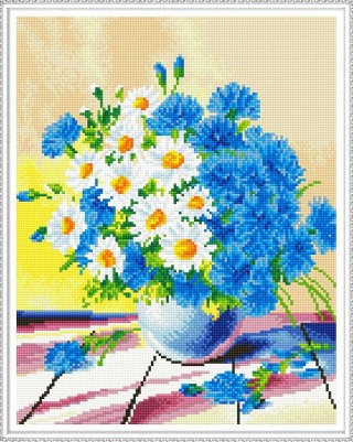 Алмазная вышивка «Полевой букет» Алмазная вышивка «Полевой букет»