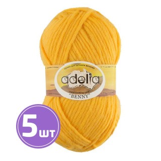 Пряжа Adelia BENNY (752), жёлтый, 5 шт. по 100 г Пряжа Adelia BENNY (752), жёлтый, 5 шт. по 100 г