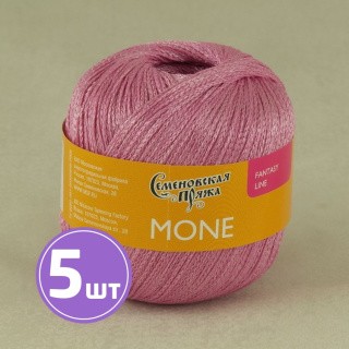 Пряжа Семеновская пряжа Mone (17932), розовый кварц-розовый, 5 шт. по 100 г Пряжа Семеновская пряжа Mone (17932), розовый кварц-розовый, 5 шт. по 100 г