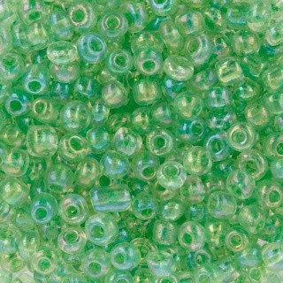 Бисер круглый Zlatka 11/0, 0201-0228, 2 мм, цвет: №0212 зеленый, 100 г