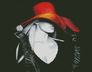Алмазная вышивка «Девушка в шляпе» Алмазная вышивка «Девушка в шляпе»