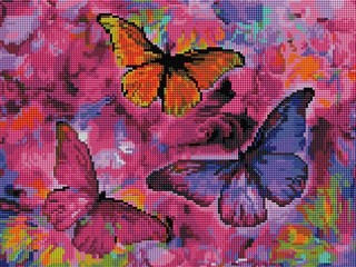Алмазная вышивка «Бабочки» Алмазная вышивка «Бабочки»
