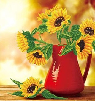 Алмазная вышивка «Букет подсолнухов» Алмазная вышивка «Букет подсолнухов»