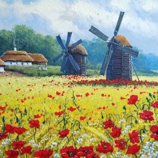 Алмазная вышивка «Деревня» Алмазная вышивка «Деревня»