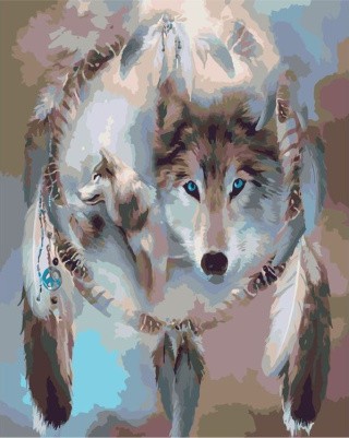 Картина по номерам «Знак волка»