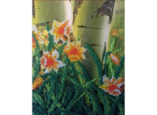 Набор вышивки бисером «Нарциссы» Набор вышивки бисером «Нарциссы»