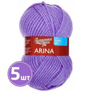 Пряжа Семеновская Arina (272), колокольчик, 5 шт. по 100 г Пряжа Семеновская Arina (272), колокольчик, 5 шт. по 100 г