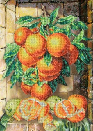 Набор вышивки бисером «Апельсины»