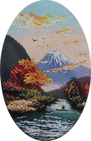 Набор для вышивания «Фудзияма в лучах рассвета»