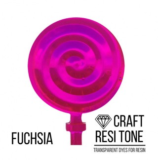 Прозрачный тонер для эпоксидной смолы, Fuchsia (фуксия) 10мл, ResiTone