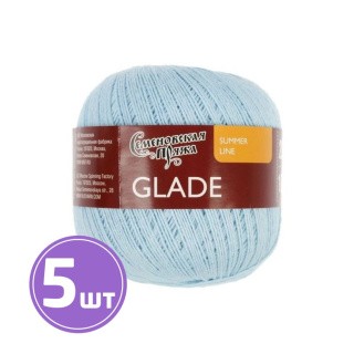 Пряжа Семеновская Glade (30003), голубой 5 шт. по 100 г Пряжа Семеновская Glade (30003), голубой 5 шт. по 100 г
