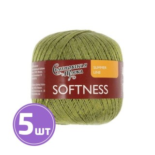 Пряжа Семеновская Softness (30010), фисташковый 5 шт. по 100 г Пряжа Семеновская Softness (30010), фисташковый 5 шт. по 100 г