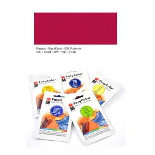 Краситель для ткани Marabu Easy Color, цвет: 038 рубиновый, 25 г